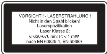 EINHELL TC-IT 550 - Специальные указания по использованию лазера - 2