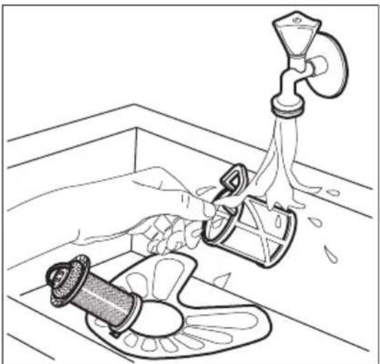 ARTHUR MARTIN ASA22100SX - Cleaning the filters - 5