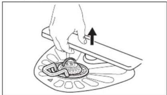 ARTHUR MARTIN ASA22100SX - Cleaning the lower spray arm - 1