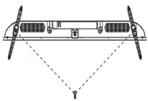DENVER LED-5585 - Fixation du support - 2