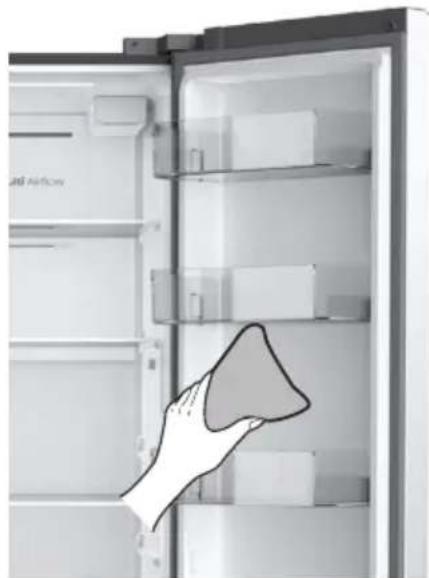 HISENSE RS5P528STFC - Limpieza del sello de las puertas - 1