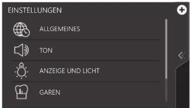 Atag ZX4674M - Einstellungen - 2