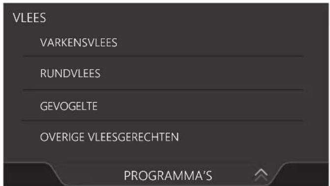 Atag ZX4674M - Programma selecteren - 2