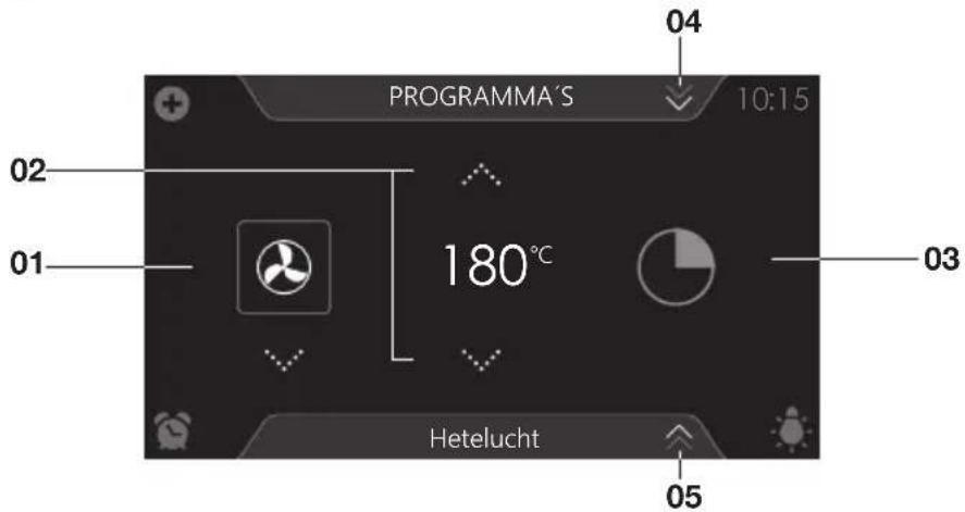 Atag ZX4674M - Functie-instelscherm - 1