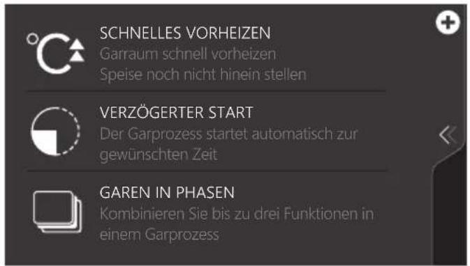 Atag ZX4674M - Verwendung des „Plus“-Menüs - 3