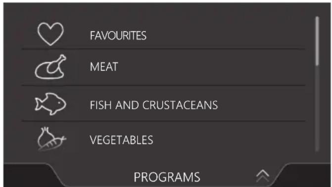 Atag ZX4674M - Selecting program functions - 1