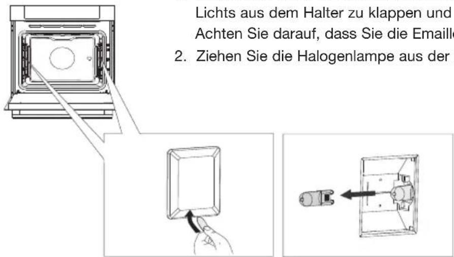 Atag ZX4674M - Ofenbeleuchtung austauschen - 3