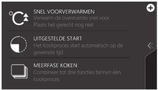 Atag ZX4674M - Gebruik van het 'Plus' menu - 3