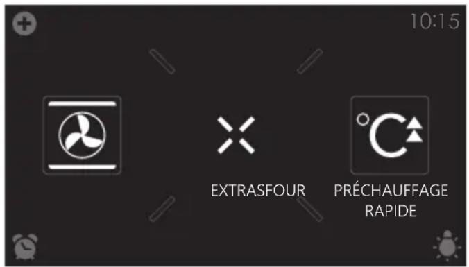 Atag ZX4674M - Utilisation d'une fonction « Extras » - 1