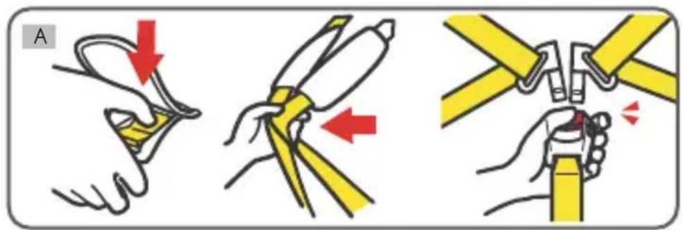 Osann Safety London - Extension de la ceinture à 5 points pour la catégorie de taille 100 à 150 cm : - 1