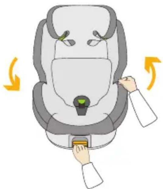 Osann Four Maxi - Rotating the child car seat - 2