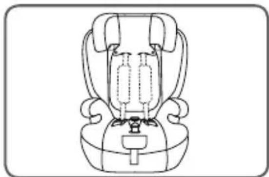 Osann Safety Monaco - Stowage of the 5-point belt for size class 100-150 cm - 4