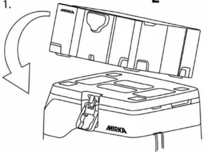 Mirka DEXOS 1217 M AFC - Pictorial quick reference guide - 11