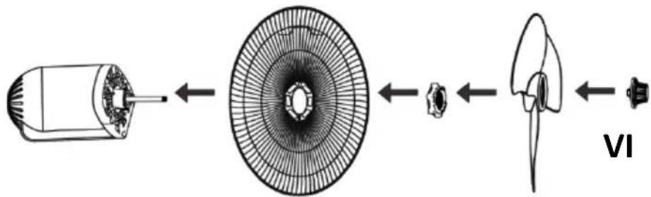 Be Cool BCSPN2602 - Montage van propeller en achterste beschermrooster - 1
