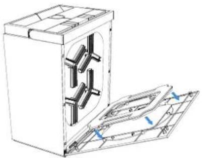 ECOVACS WINBOT W3 OMNI - b. Pulizia del panno di lavaggio - 1