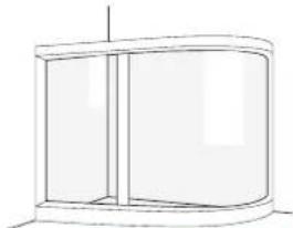 ECOVACS WINBOT W3 OMNI - Düz Olmayan Pencereler - 1
