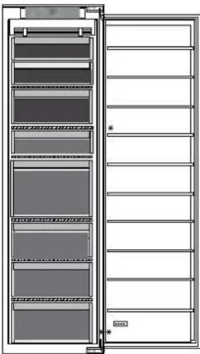 FRANKE FSDF 330 NF E - STOCKAGE DES ALIMENTS DANS LE COMPARTIMENT DU CONGÉLATEUR - 1