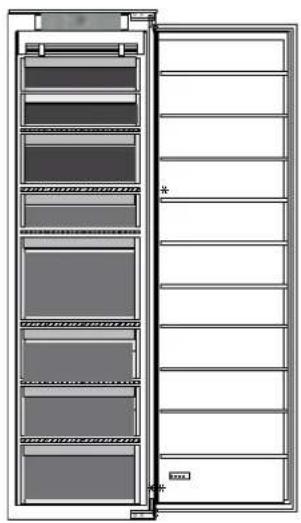 FRANKE FSDF 330 NF E - GEFRIERFACH LAGERUNG VON LEBENSMITTELN - 1