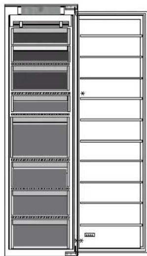 FRANKE FSDF 330 NF E - FREEZER COMPARTMENT FOOD STORAGE - 1