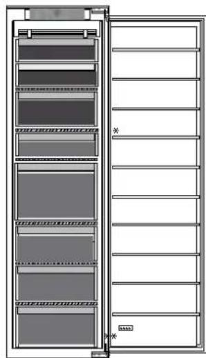 FRANKE FSDF 330 NF E - ARMAZENAMENTO DE ALIMENTOS NO COMPARTIMENTO DO CONGELADOR - 1