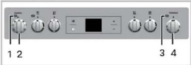 WHIRLPOOL YUFE50M4SS - Seleccione la temperatura y el modo de funcionamiento - 1