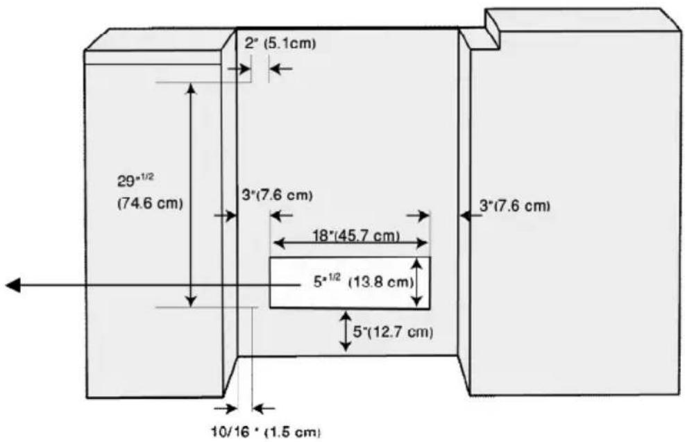 WHIRLPOOL YUFE50M4SS - Clearances & Dimensions - 2
