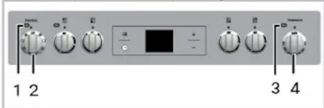 WHIRLPOOL YUFE50M4SS - Select temperature and operating mode - 1