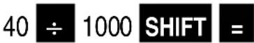 MAUL MSC 240 ECO - Percentuálne výpočety - 4