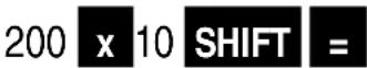 MAUL MSC 240 ECO - Percentuálne výpočety - 1