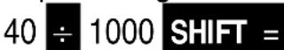 MAUL MSC 240 ECO - Percentage calculation - 4