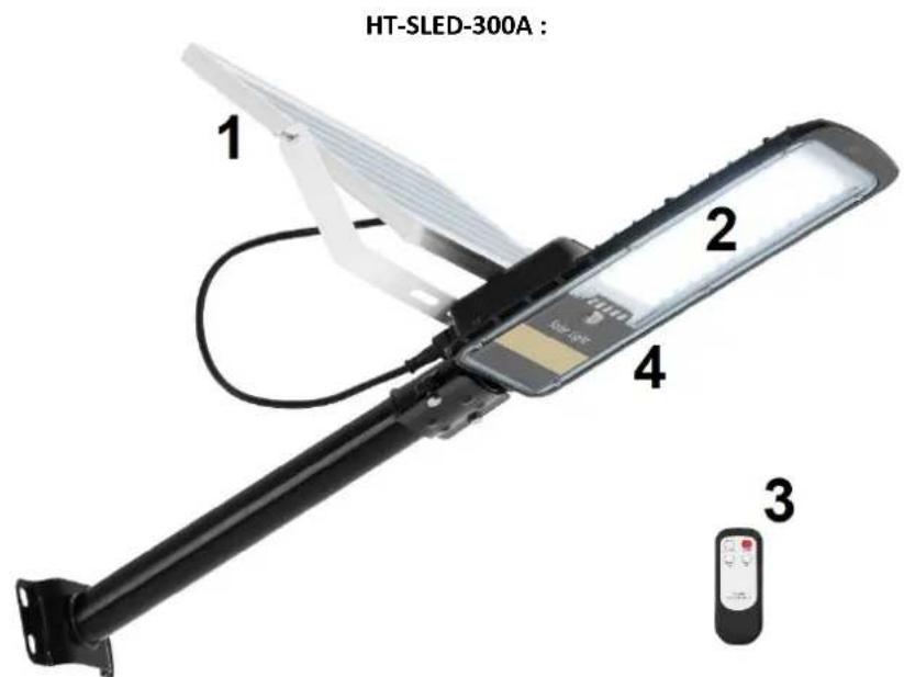 Hillvert HT-SLED-200A - Description de l'appareil - 2