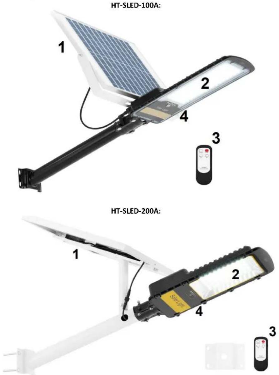 Hillvert HT-SLED-200A - Opis urządzenia - 1