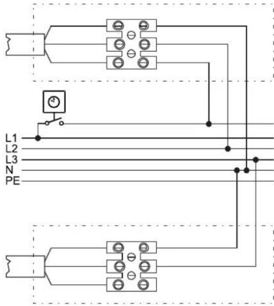 DIMPLEX FPE 200E - Possibilità di allacciamento - 1
