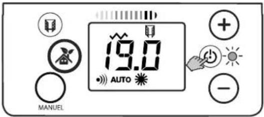 DIMPLEX FPE 200E - Switching the heating device on/off - 1