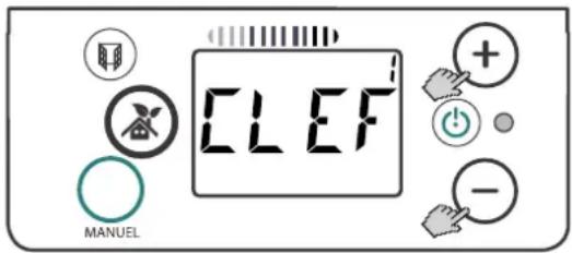 DIMPLEX FPE 100E - Blocage du clavier avec un code numérique - 1