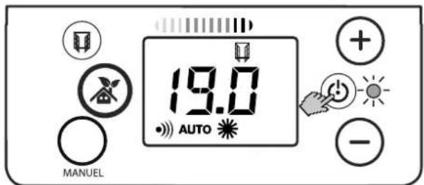 DIMPLEX FPE 100E - Einstellen der Uhrzeit und des Wochentags - 1