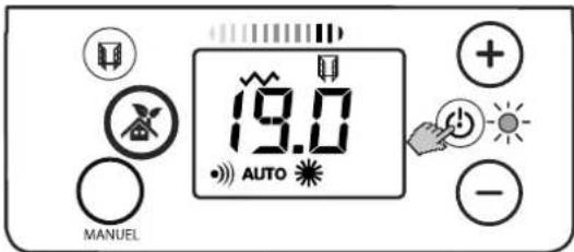 DIMPLEX FPE 100E - Switching the heating device on/off - 1