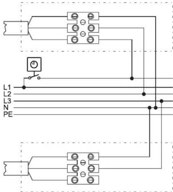 DIMPLEX FPE 100E - Possibilità di allacciamento - 1