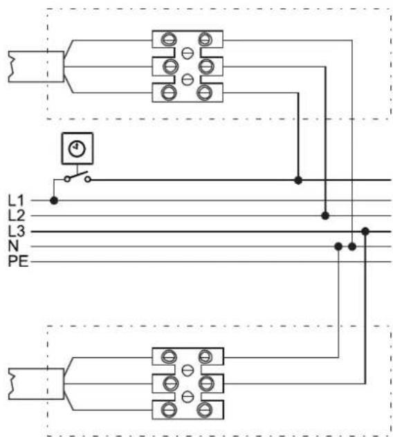 DIMPLEX FPE 100E - Branchements électriques - 1