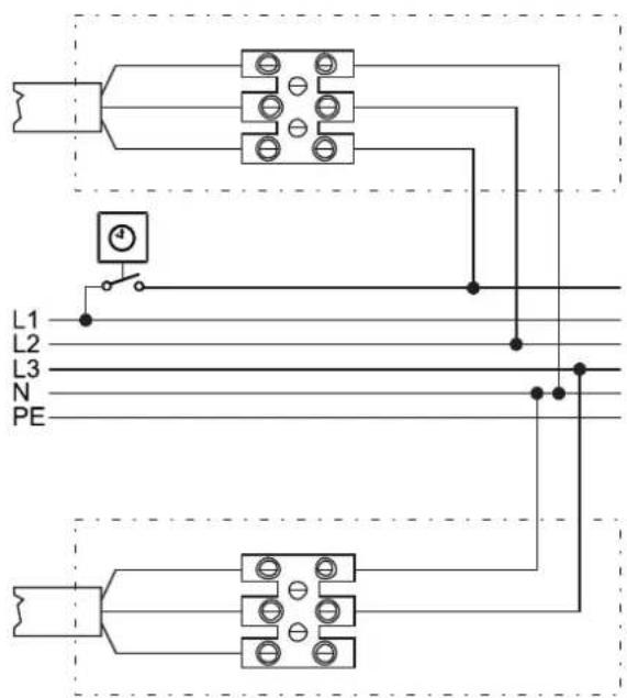 DIMPLEX FPE 100E - Connection options - 1