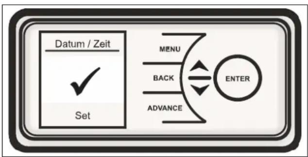 DIMPLEX RCE 050 - Einstellung Datum / Uhrzeit - 3
