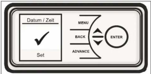DIMPLEX RCE 050 - Date/Time setting - 3