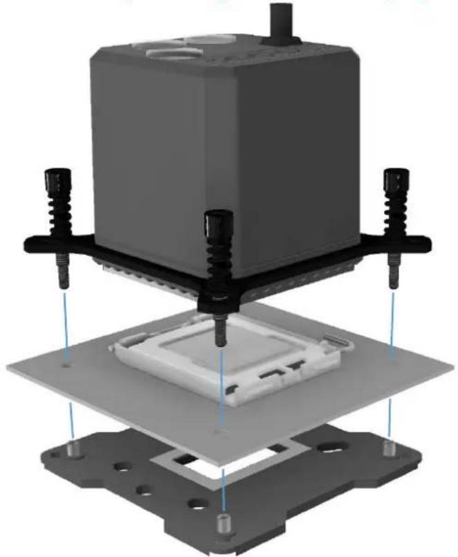 Alphacool Eisbaer 280 - INTEL I156 / I155 / I151 / I150 / I200 / I700 - 6