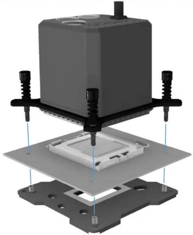 Alphacool Eisbaer 280 - INTEL I156 / I155 / I151 / I150 / 1200 / 1700 - 4