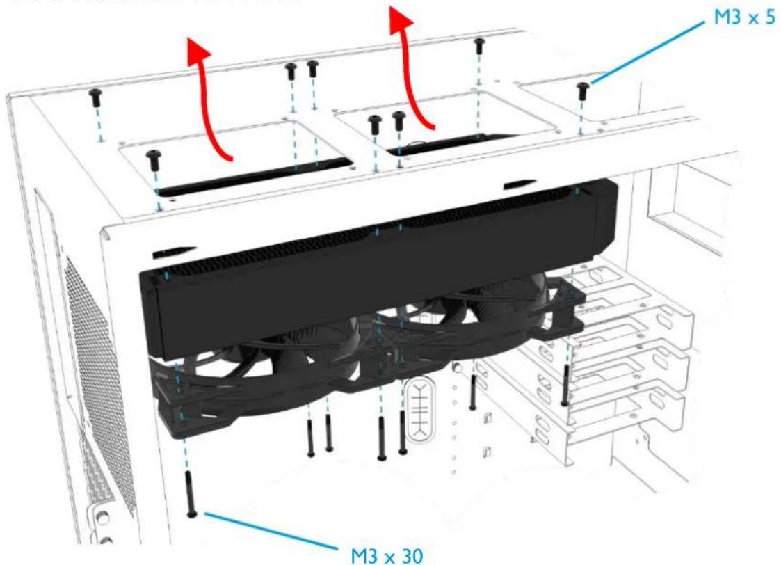 Alphacool Eisbaer 280 - MONTAGE DE RADIATEUR - 1