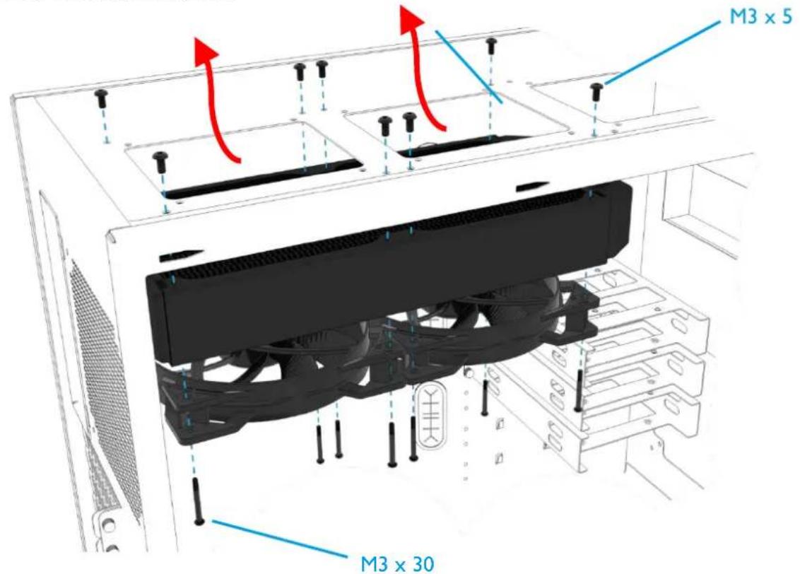 Alphacool Eisbaer 280 - RADIATORMONTAGE - 1