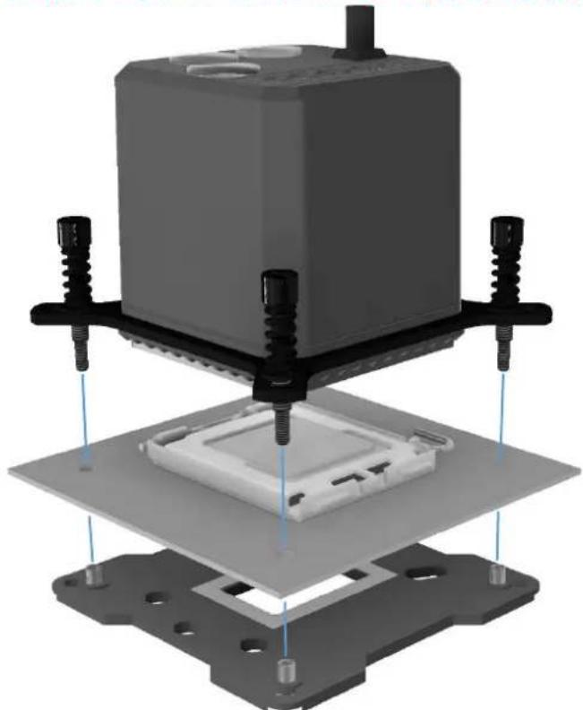 Alphacool Eisbaer 280 - INTEL I156 / I155 / I151 / I150 / I200 / I700 - 4