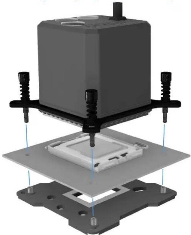 Alphacool Eisbaer 280 - INTEL I156 / I155 / I151 / I150 / I200 / I700 - 4