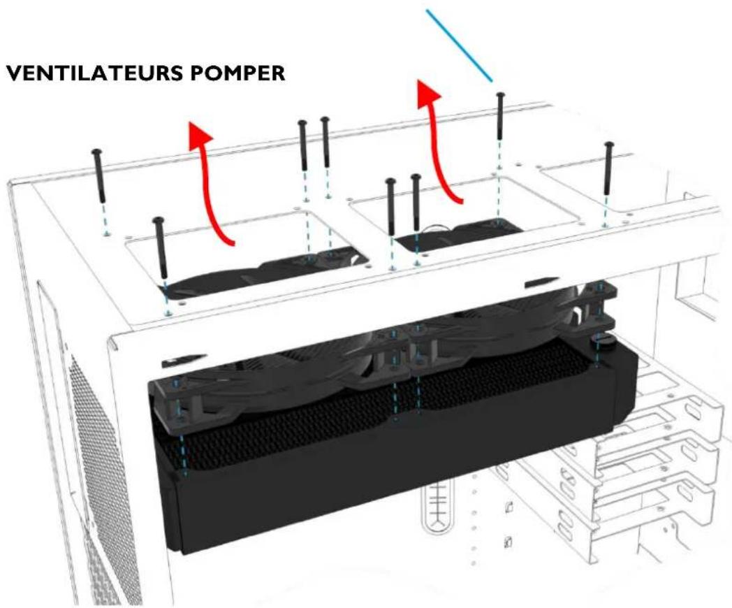 Alphacool Eisbaer 280 - MONTAGE DE RADIATEUR - 2