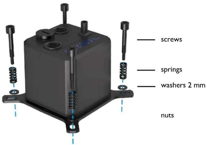 Alphacool Eisbaer 280 - INTEL I156 / I155 / I151 / I150 / I200 / I700 - 5